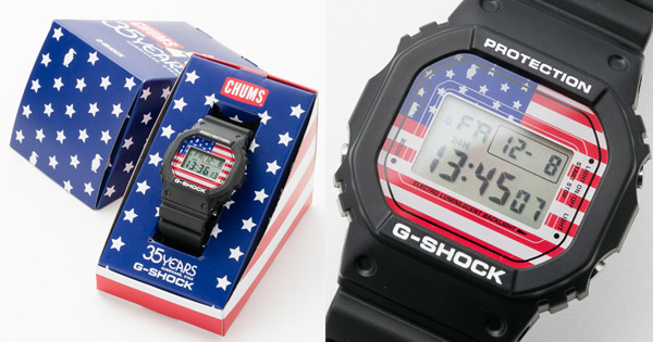 35年の歴史が詰まったCHUMS×G-SHOCK | warp