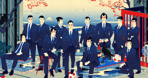 2020年度ダンヒル サッカー日本代表オフィシャルスーツ”SAMURAI