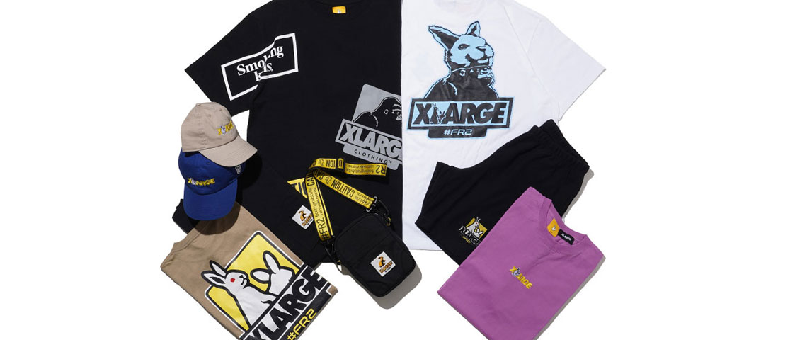 FR2 × XLARGE Rabbit Gorilla Tee ピンク XL