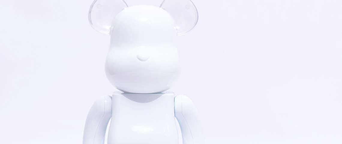 新品未開封 BE@RBRICK × STEIFF WHITE コラボ-