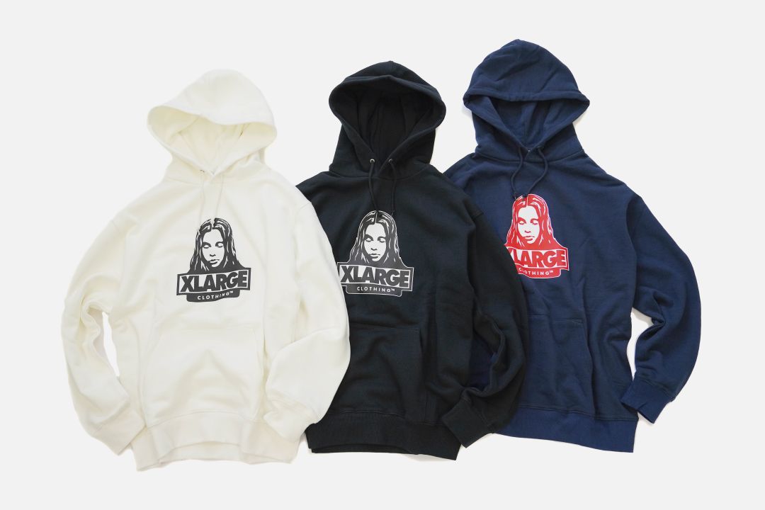 限定コラボ　X-girl × XLARGE コラボパーカー