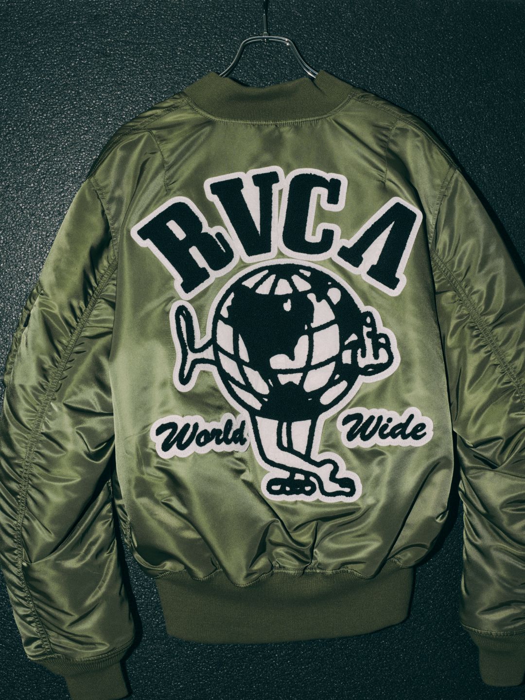 RVCA×Alpha Industries のMA-1コラボ | warp