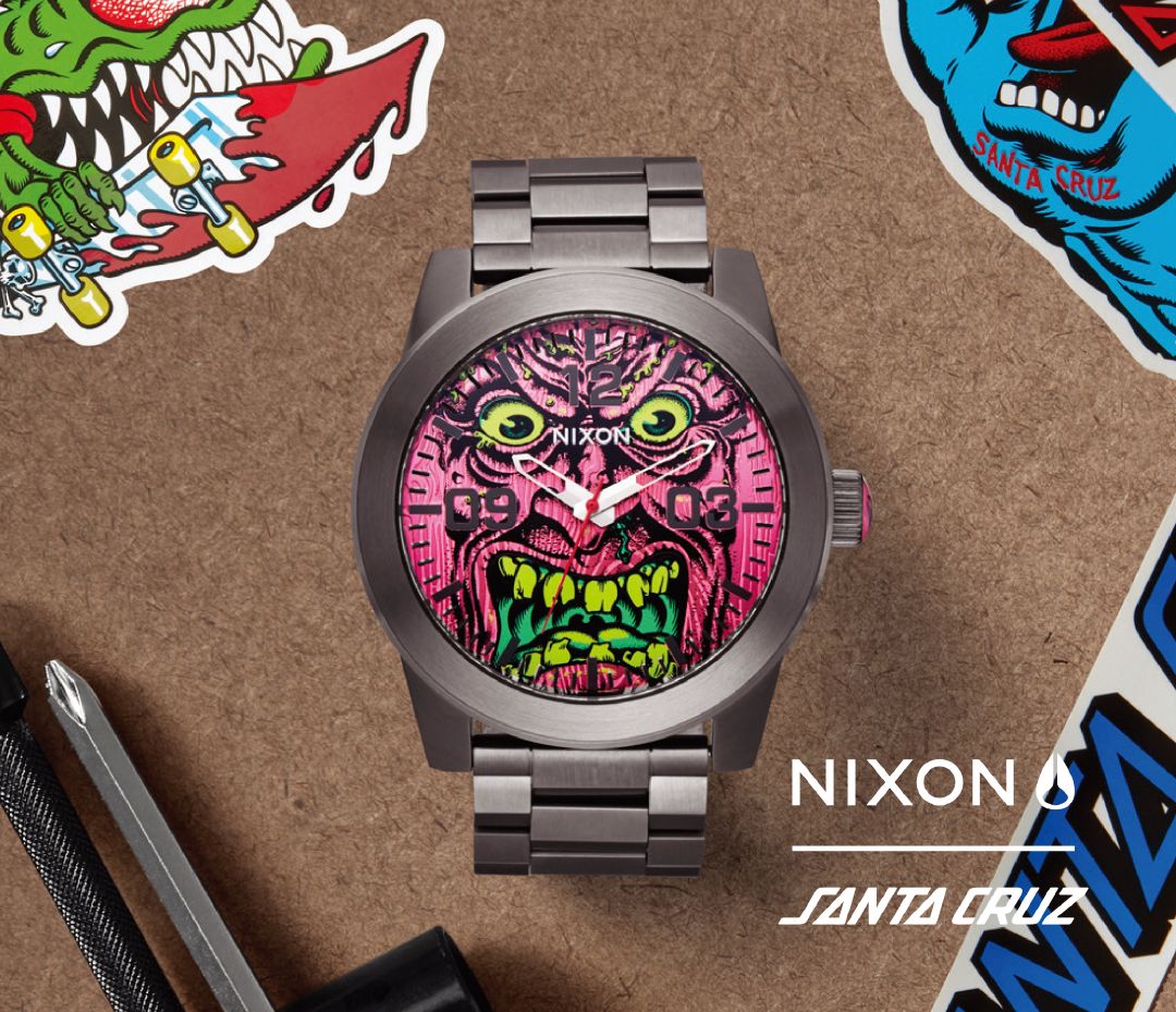 【限定モデル】NIXON×SPITFIREコラボ 腕時計タイムテラー