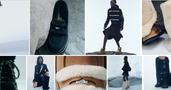 UGG & sacai ローファーとブーツを含む2025年秋冬