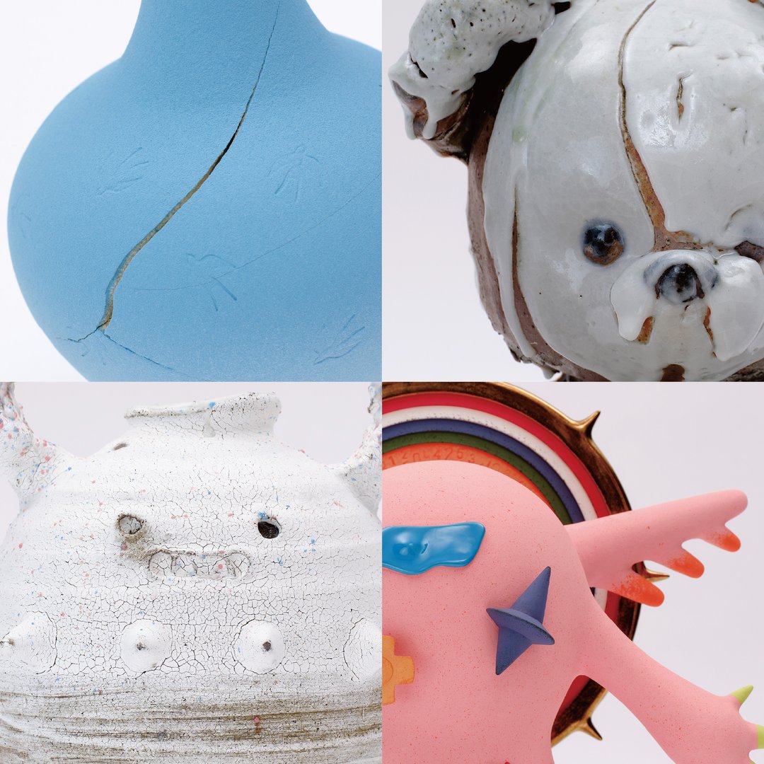 GALLERY TARGETが4人の陶芸作家によるグループ展 「FORM / ATTITUDE